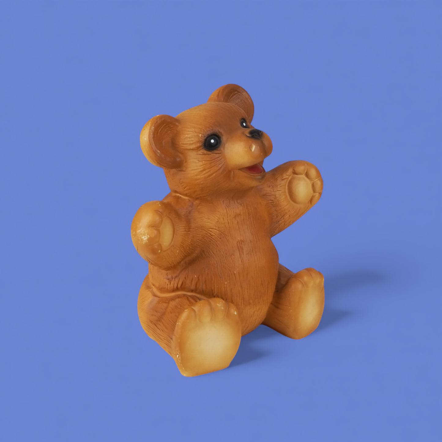 Lampka nocna Heico miś z Niemiec Zachodnich, widok z boku, lata 80.