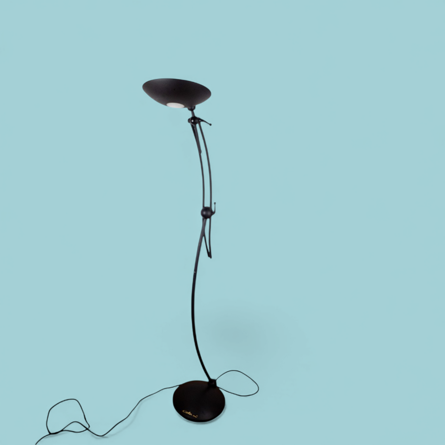 Lampa podłogowa Luigi Colani dla Wofi Leuchten, pełny widok, space age lata 70