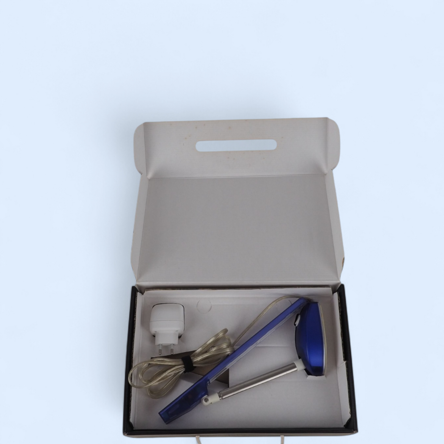 Niebieska Microlight Artemide w oryginalnym pudełku, komplet z ładowarką i dokumentacją